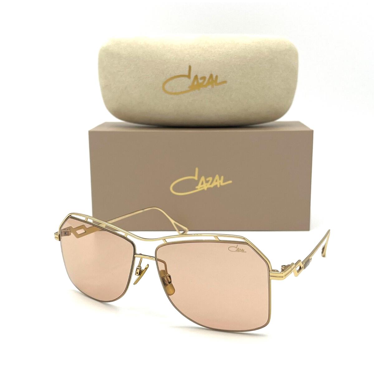 Cazal Mod 9501 001 Gold / Light Brown Gradient 59mm Sunglasses