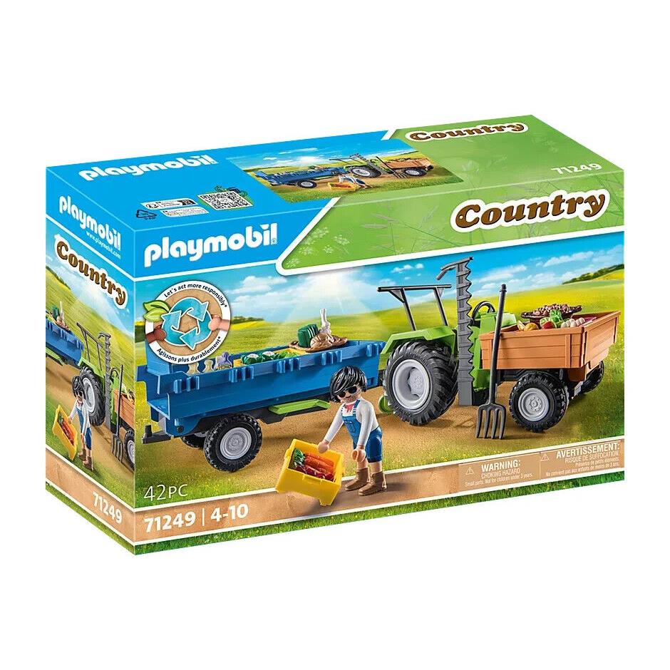 Playmobil Country 71249 Harvester Tractor Mib/new