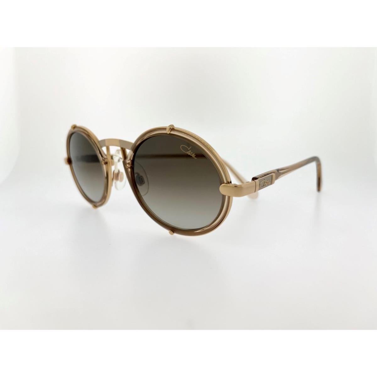 Cazal Sunglasses 644 009 53MM Crystal Gold Frame with Brown Gradient Lenses