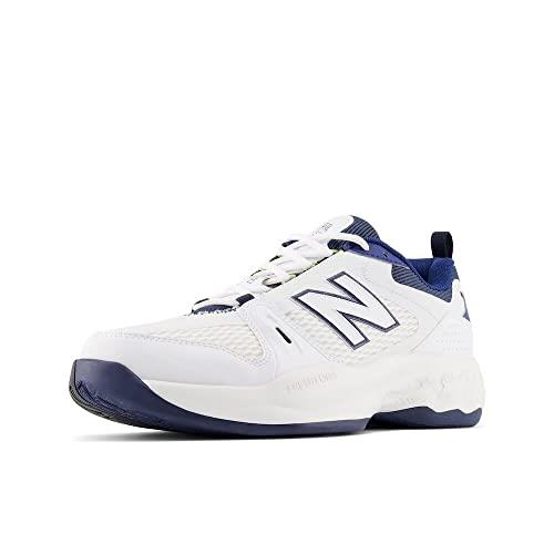 New Balance Men`s Fresh Foam X 1007 V1 Tennis Shoe White/Navy