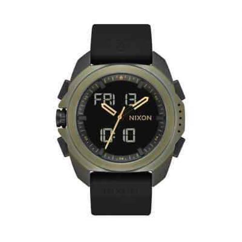 Nixon Ripley Watch Surplus/black Sport Digital Analog Rubberized Watch