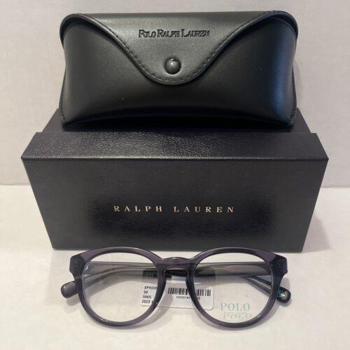 Polo Ralph Lauren PH 2262 5965 Transparent Black Eyeglasses 50-21