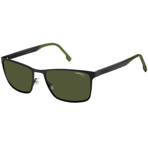 Carrera Men`s Sunglasses Black Green Rectangular Full-rim Frame 8048/S 07ZJ