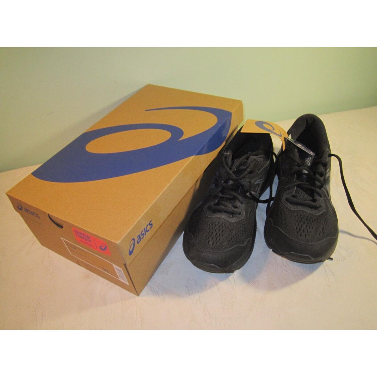 Asics Ortholite Amplifoam Men`s Size 11 Sneakers - Black Shoes