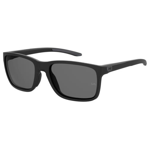Under Armour UA0005S003-M9 Hustle Black Frame Black Rectangular Lens Sunglasses