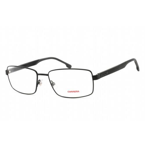 Carrera Men`s Eyeglasses Black Metal Rectangular Shape Frame CA 8877 0807 00 - Frame: Black, Lens: