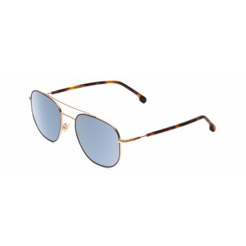 Carrera 236/S Unisex Hexagonal Sunglasses Havana Tortoise Gold/blue Mirror 54 mm