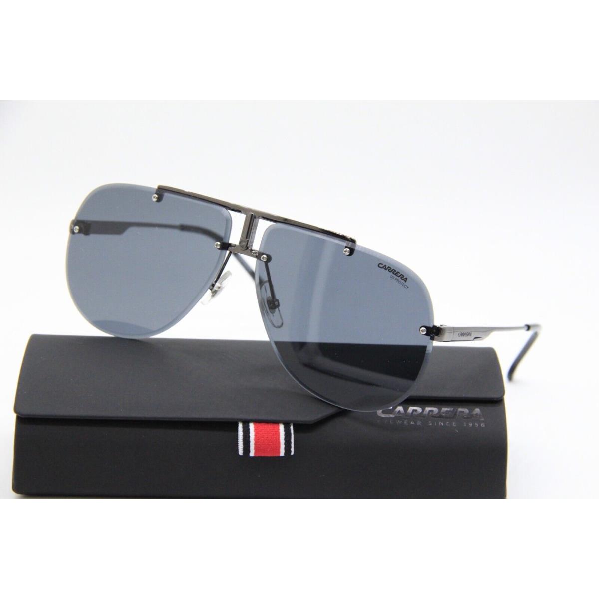 Carrera 1052/S V81IR Black Silver Sunglasses W/case 65-12