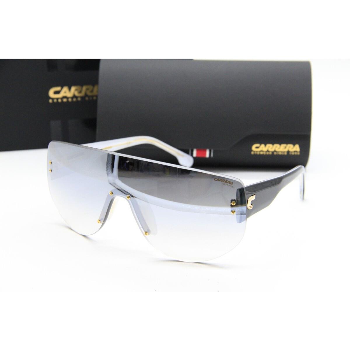 Carrera Flaglab 12 79DIC Black Gold White Sunglasses W/case 99-01