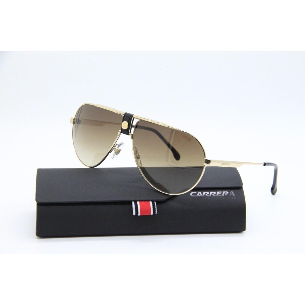 Carrera 1033/S J5GHA Gold Black Sunglasses W/case 63-11