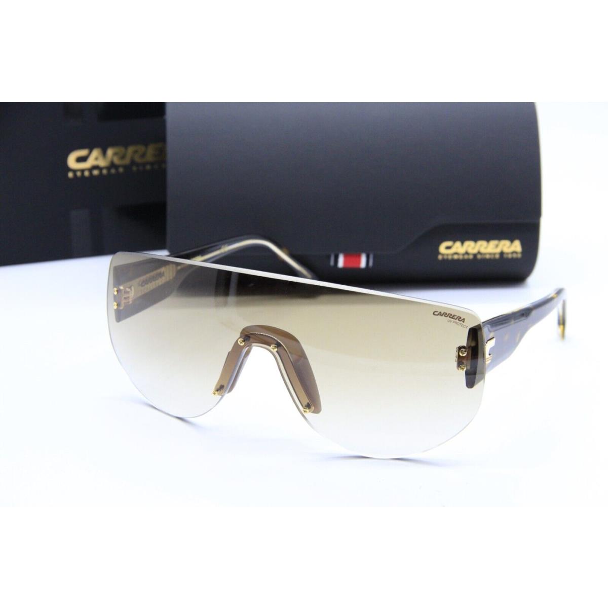 Carrera Flaglab 12 08686 Havana Gold Sunglasses W/case 99-01