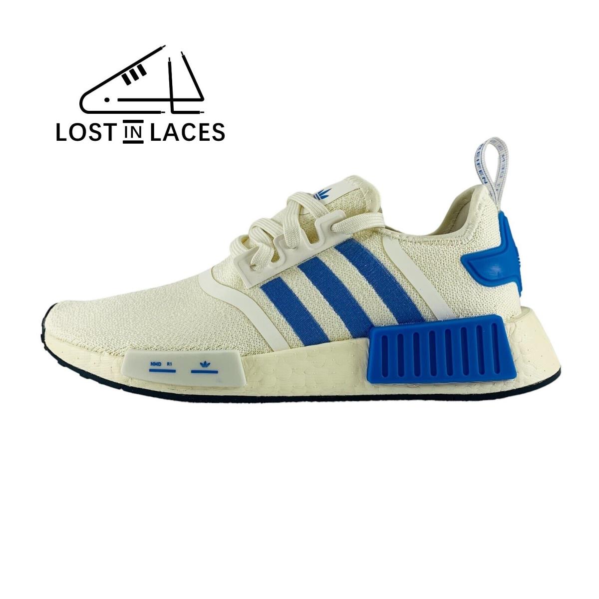 Adidas NMD_R1 White Halo Blue Sneakers Lifestyle Shoes HP2823 Women`s