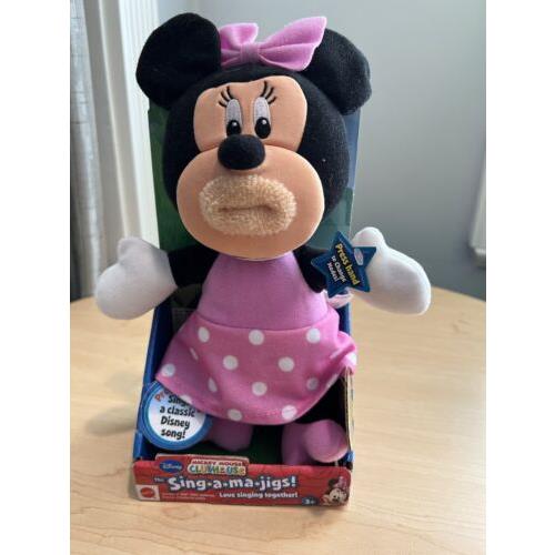 Disney Fisher-price 2011 Singing Sing a Ma Jig Minnie Mouse Plush Doll Toy