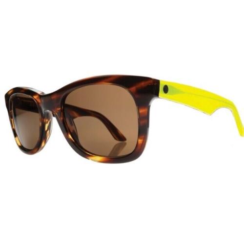 Electric Detroit XL Sunglasses-matte Tortoise Lime-ohm Lens