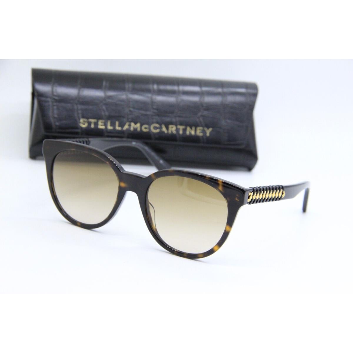 Stella Mccartney SC40037I 52F Havana Gold Sunglasses W/case 54-18