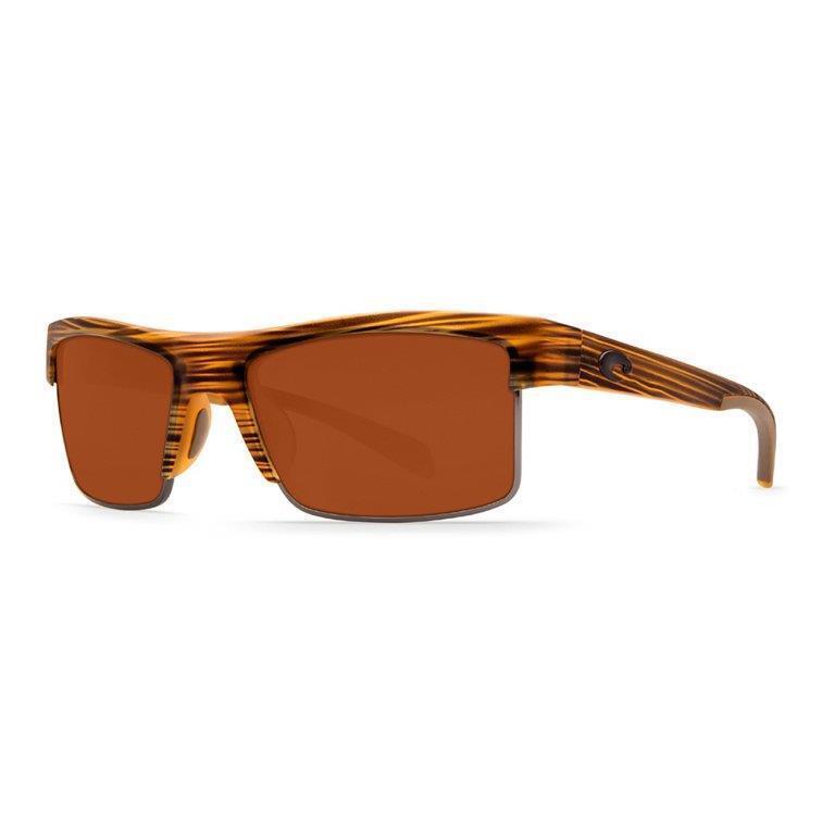 Costa Del Mar South Sea Sunglasses Matte Teak / Copper 580P Polarized Lens