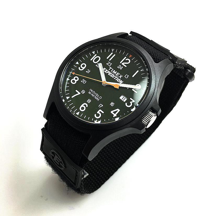 Men`s Timex Expedition Acadia Black Nylon Strap Watch TW4B00100 TW4B00100