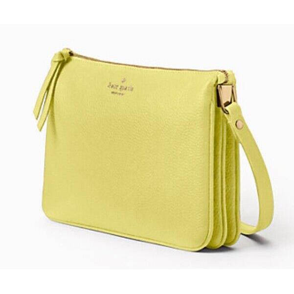 Kate Spade Crossbody Leather Yellow Shoulderbag Purse Handbag Mulberry Street