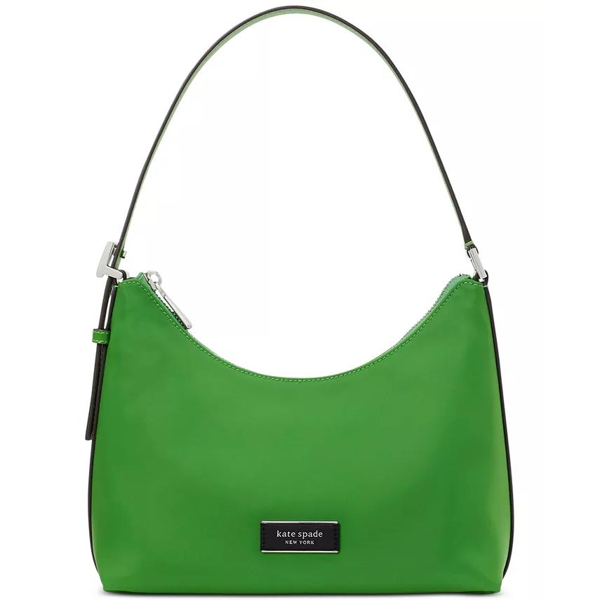 Kate Spade Sam Icon Small Nylon Shoulder Bag KS Green