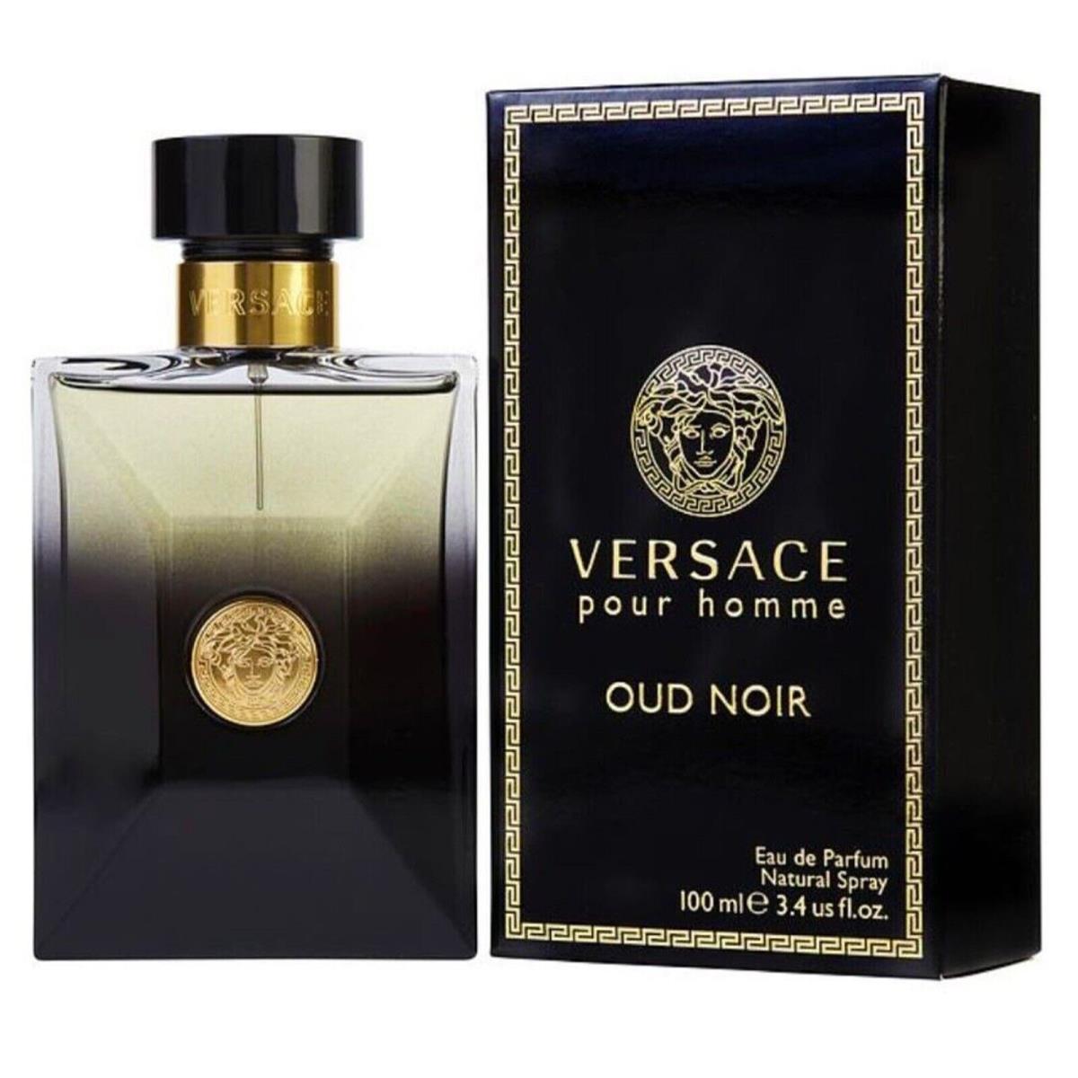 Versace Pour Homme Oud Noir Cologne Men Perfume by Versace Edp Spray 3.4 oz
