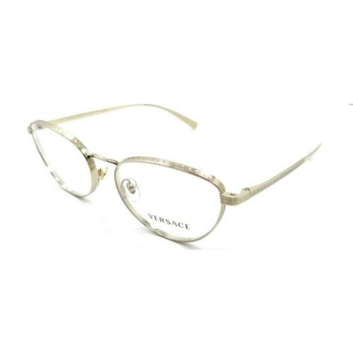 Versace Rx Eyeglasses VE 1266-1002 Shinny Gold w/ Demo Lens 54mm