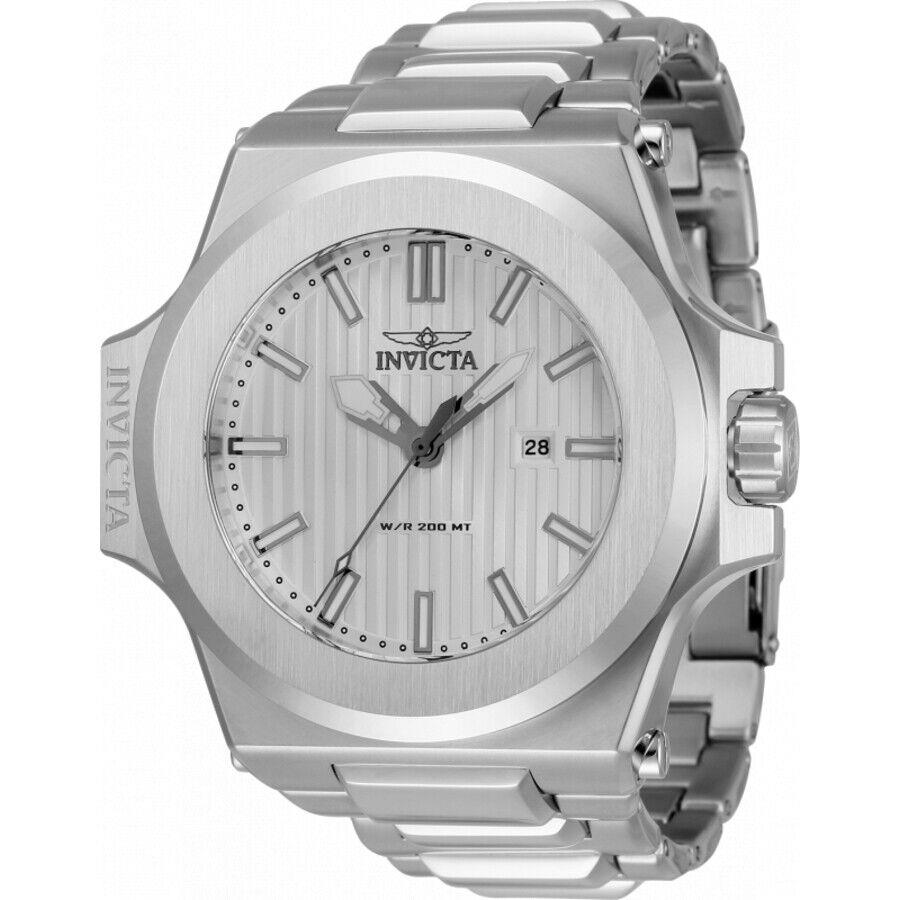 Invicta Akula Quartz Silver Dial Men`s Watch 34729