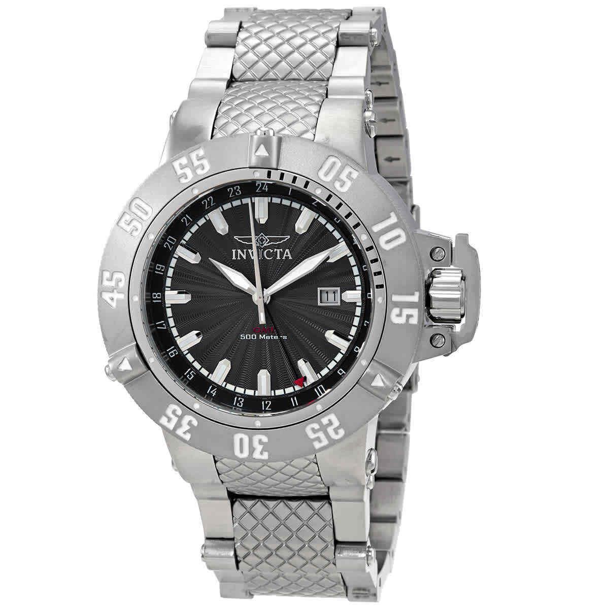 Invicta Subaqua Gmt Gunmetal Dial Men`s Watch 21727