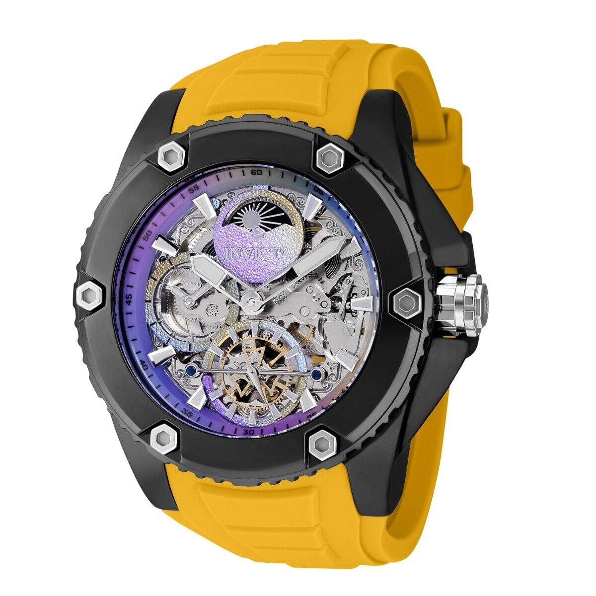 Invicta Akula Automatic Men`s Watch - 51mm Yellow 4277