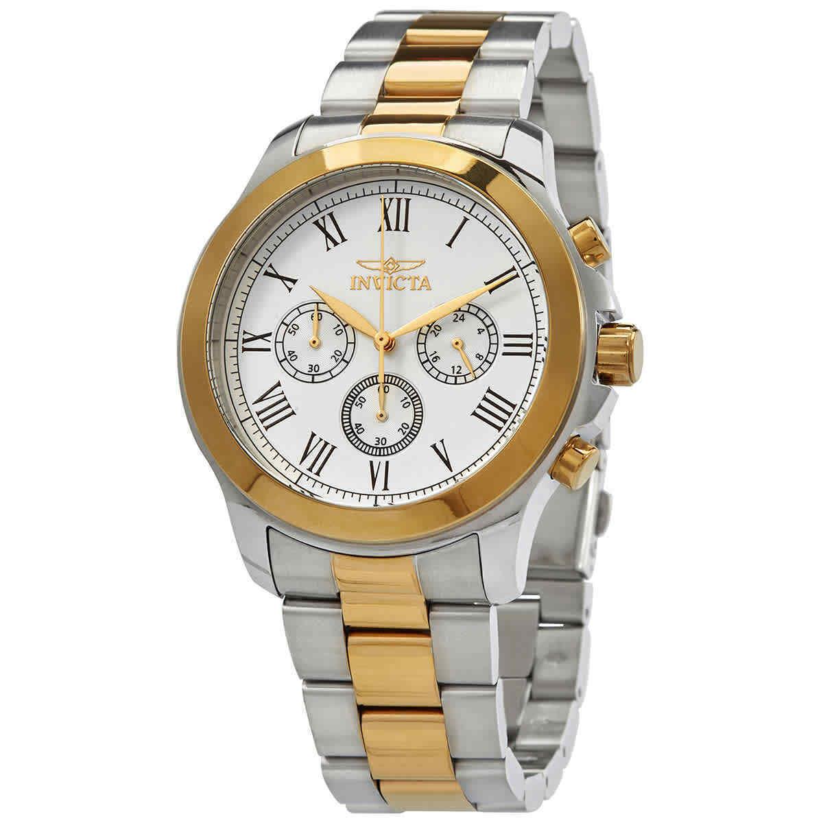 Invicta Specialty Chronograph Silver Dial Men`s Watch 21659