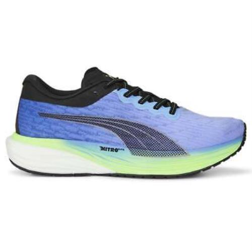 Puma Deviate Nitro 2 Running Mens Blue Sneakers Athletic Shoes 37680709