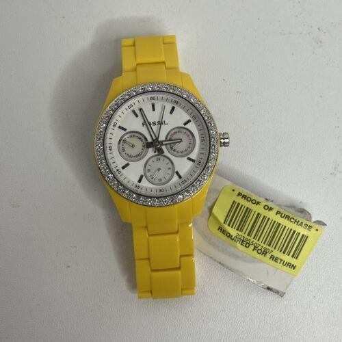 Fossil watch clearance with swarovski crystals