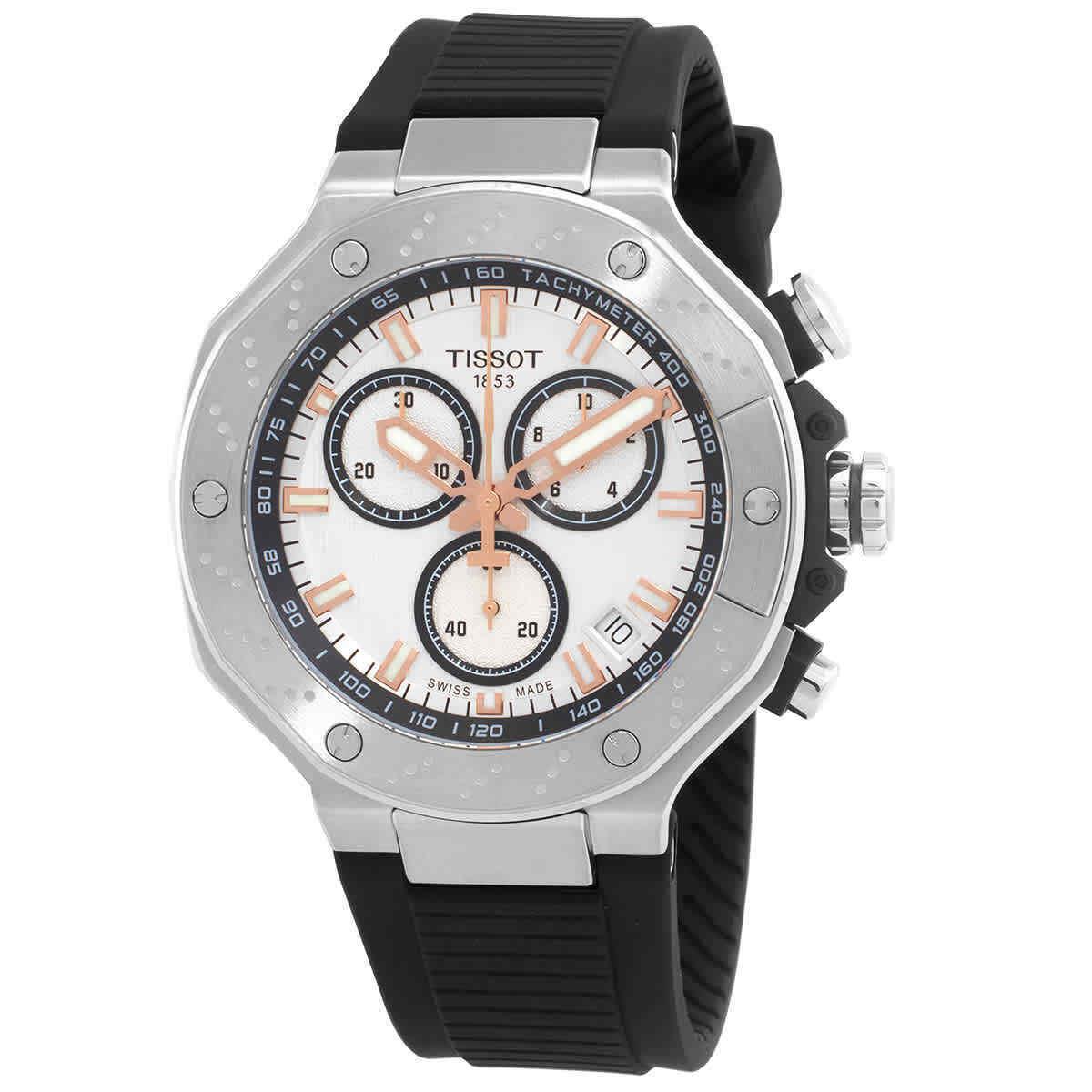 Tissot T-race Chronograph White Dial Men`s Watch T141.417.17.011.00