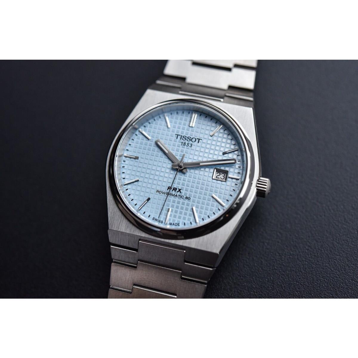 Tissot T1374071135100 Prx Automatic 40MM Ice Blue Dial T137.407.11.351.00