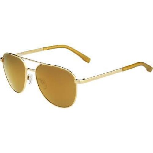 Bolle Evel Sunglasses Gold Shiny HD Polarized Brown Gold Cat 3