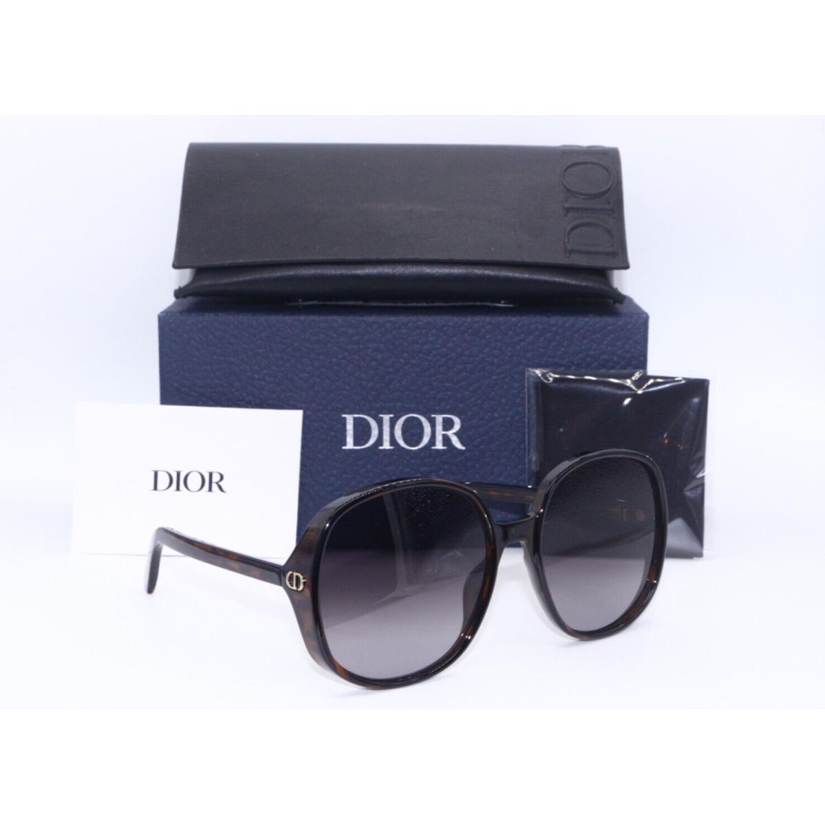 Christian Dior D-doll R1U 20A1 Havana Gradient Sunglasses 62-19