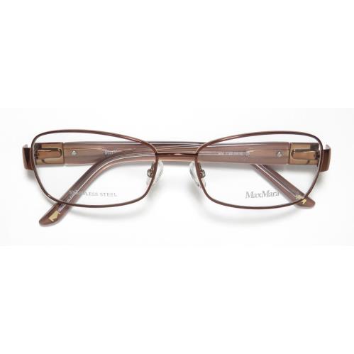 Max Mara 1128 Designer Contemporary Classy Eyeglass Frame/glasses Brown