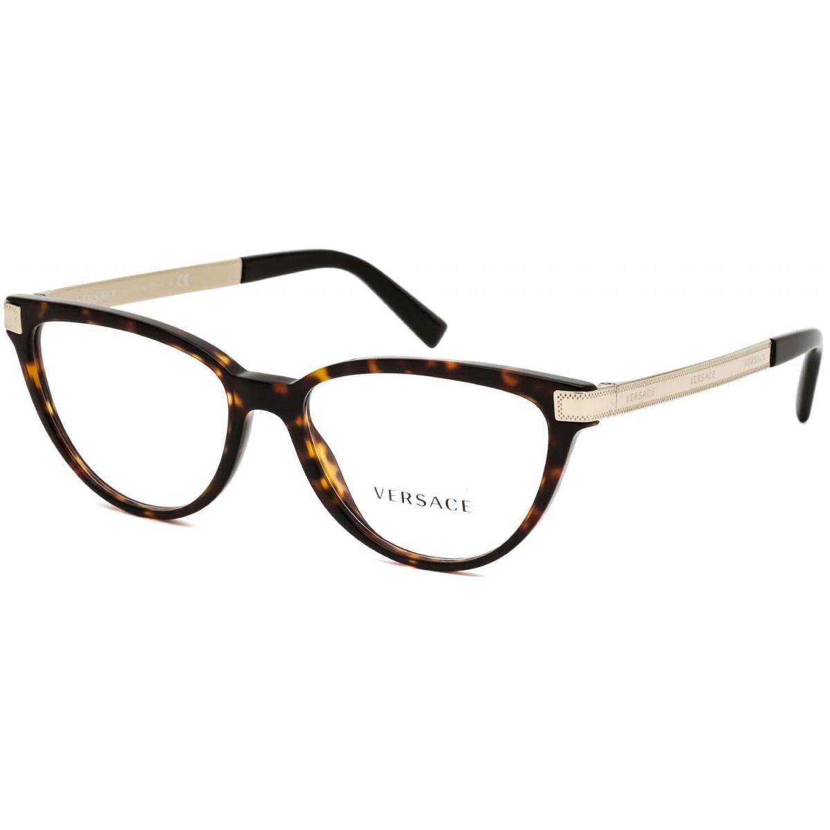 Versace VE3271 108 Havana Gold 54/16/140 Eyeglasses