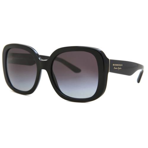 Burberry BE4259 30018G Black/grey Gradient Square Women`s Sunglasses