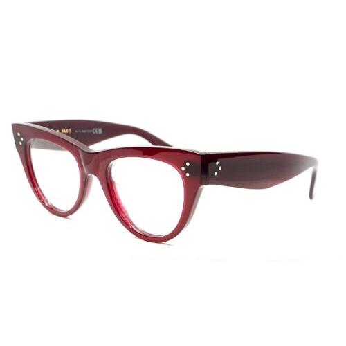Celine CL5003IN Eyeglasses 069 Berry Size 50