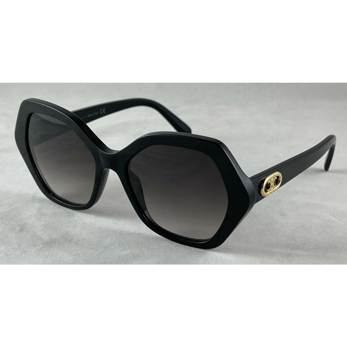 Celine Paris CL40166I CL 40166I 01K 56-18-145 Black Sunglasses