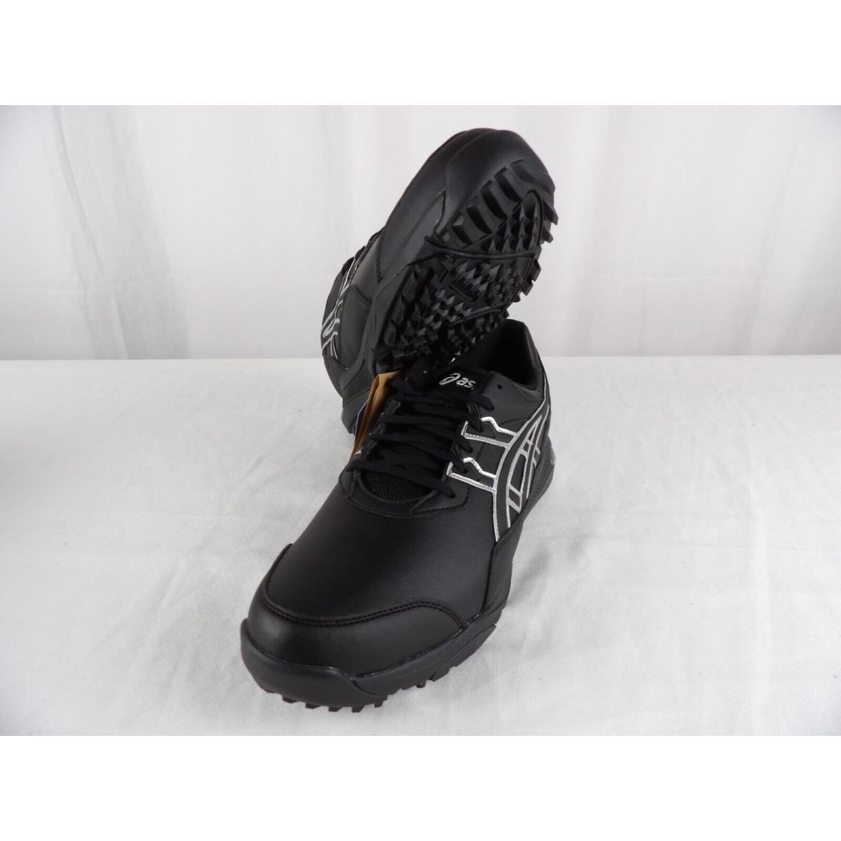 Men`s Golf Shoes Asics Gel-preshot Black/black Size 12
