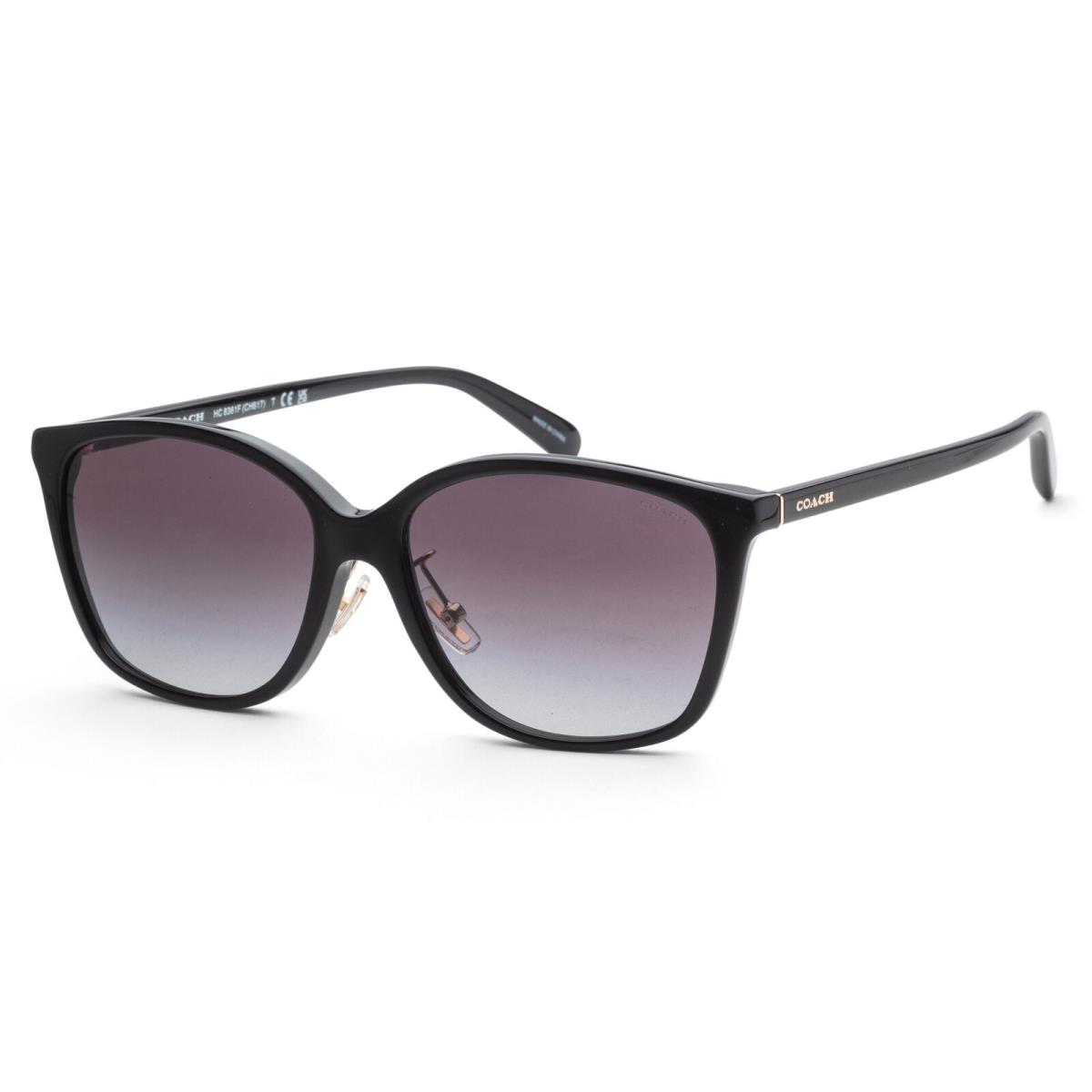 Coach Women`s 57mm Black Sunglasses HC8361F-50028G-57