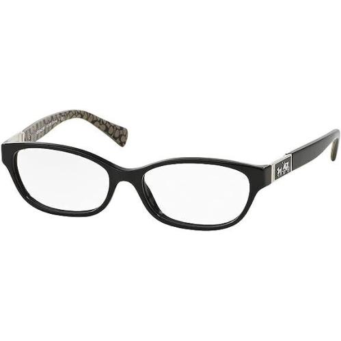 Coach HC6061 Eyeglasses Frames 5261 Black/black Military-52-16-135- No Case