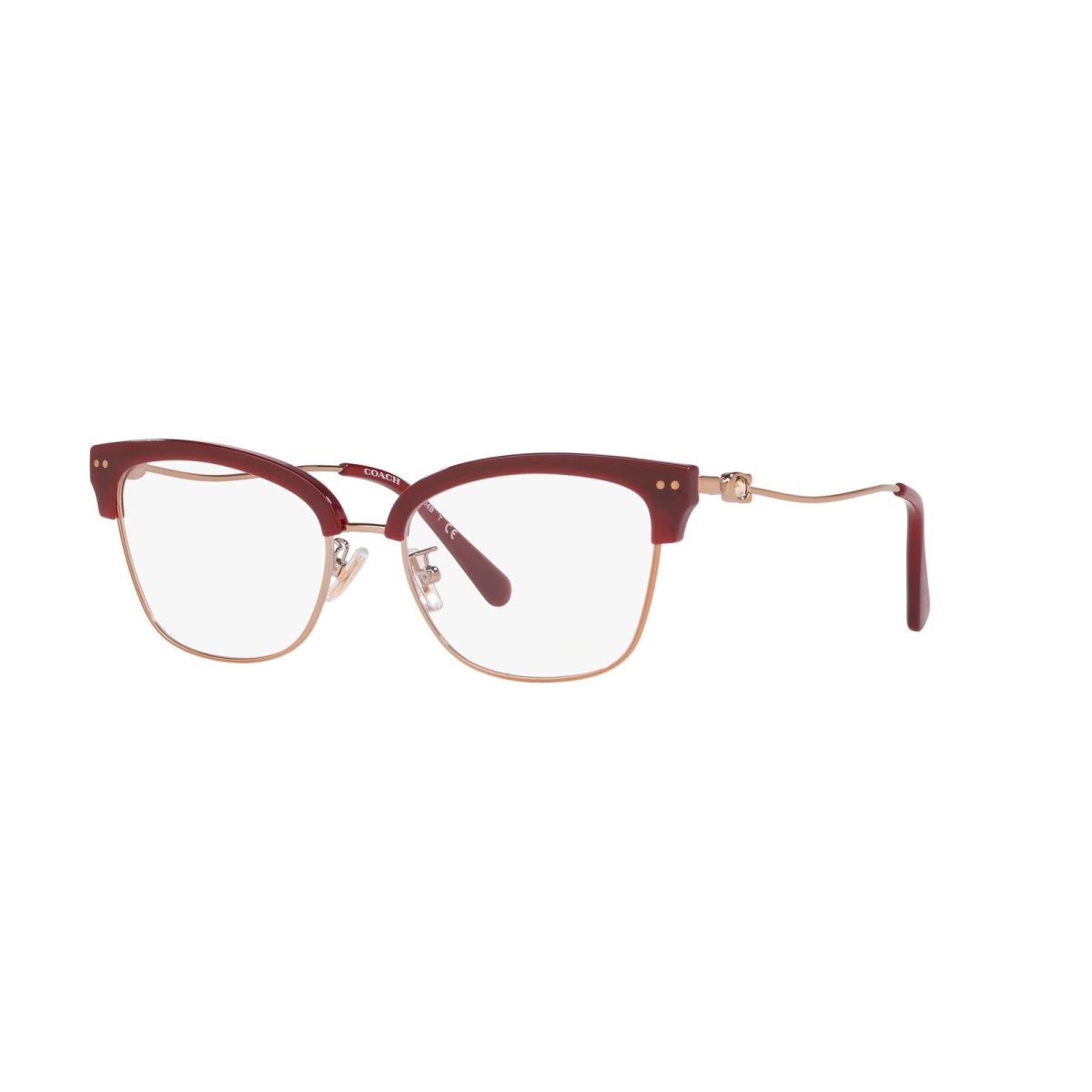 Coach HC5104B 9331 Burgundy / Rose Gold Demo Lens 51 mm Women`s Eyeglasses