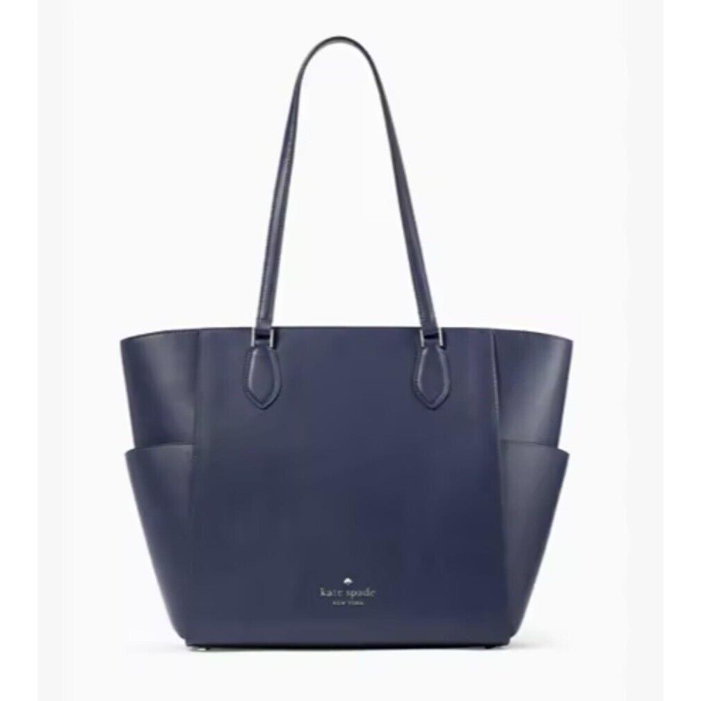 Kate Spade New York Madison Laptop Tote Shoulder Bag In Parisian Navy