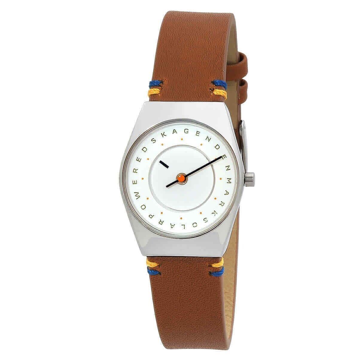 Skagen Ladies Grenen Lille Solar White Dial Watch - SKW3086