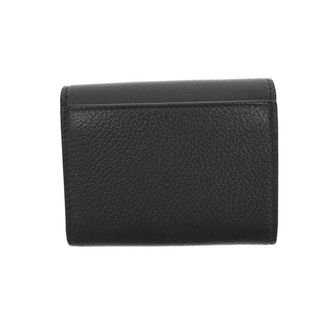 Balenciaga Trifold Wallet with Coin Purse Cash Zip Mini Wallet 655622 Black