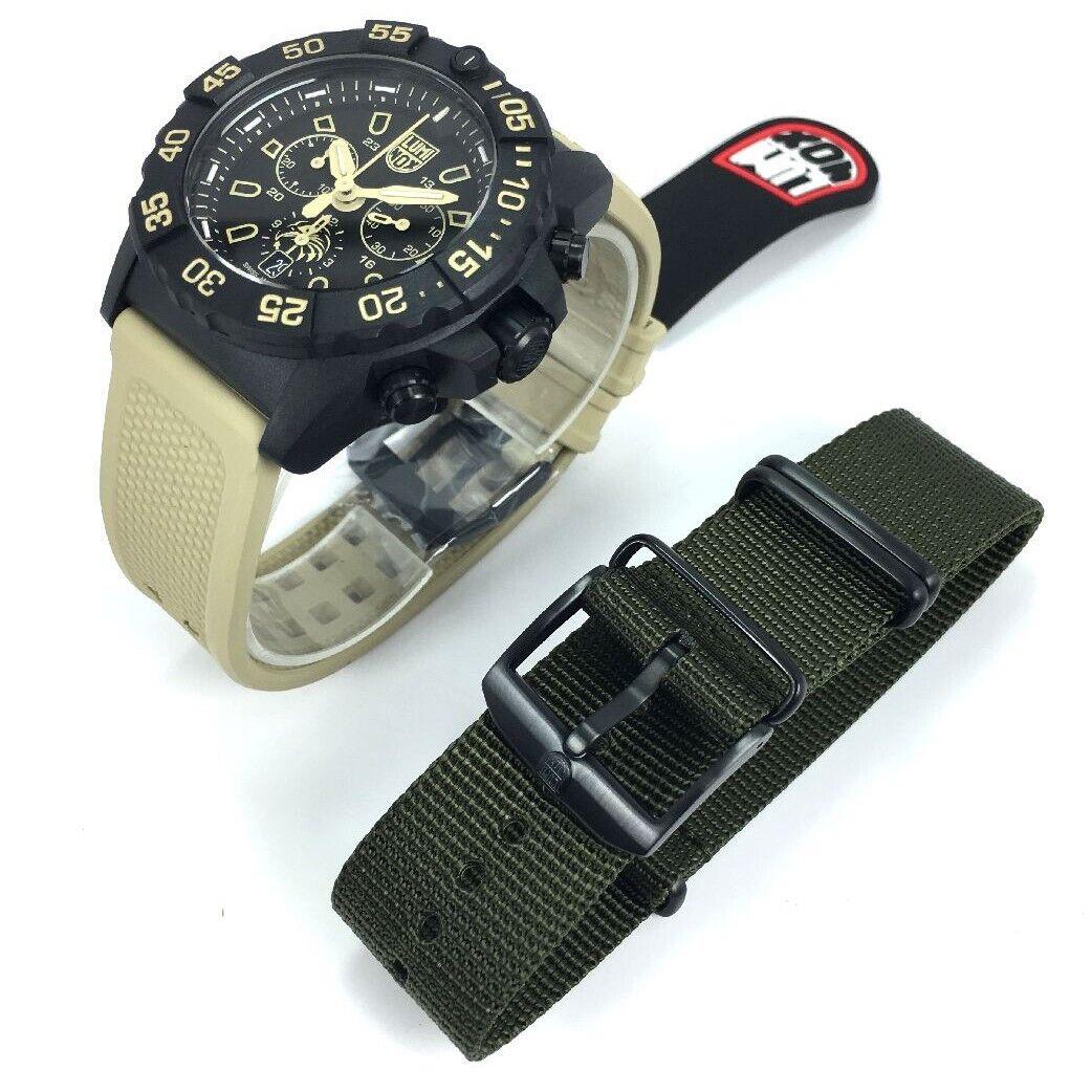 Men`s Luminox Navy Seal Foundation Swiss Chronograph Watch XS.3590.NSF.SET