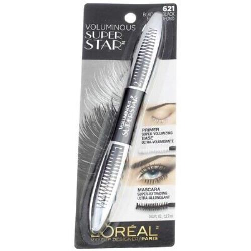 4 Pack L`oreal Paris Cosmetics Voluminous Superstar Washable Mascara