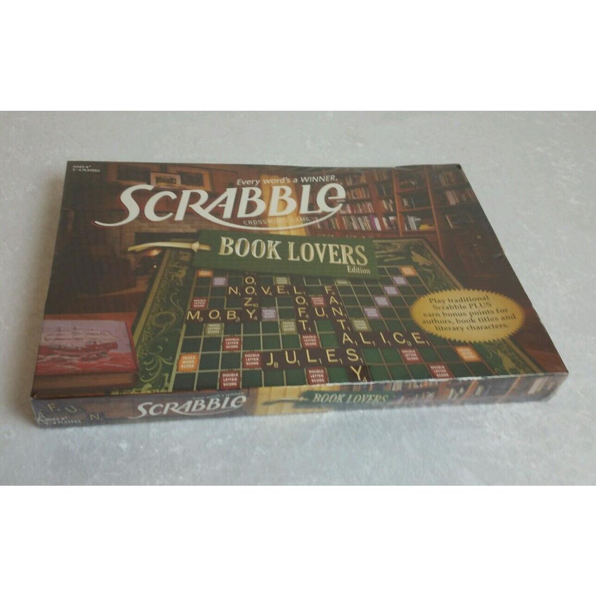 Scrabble For Book Lovers Rare Game
